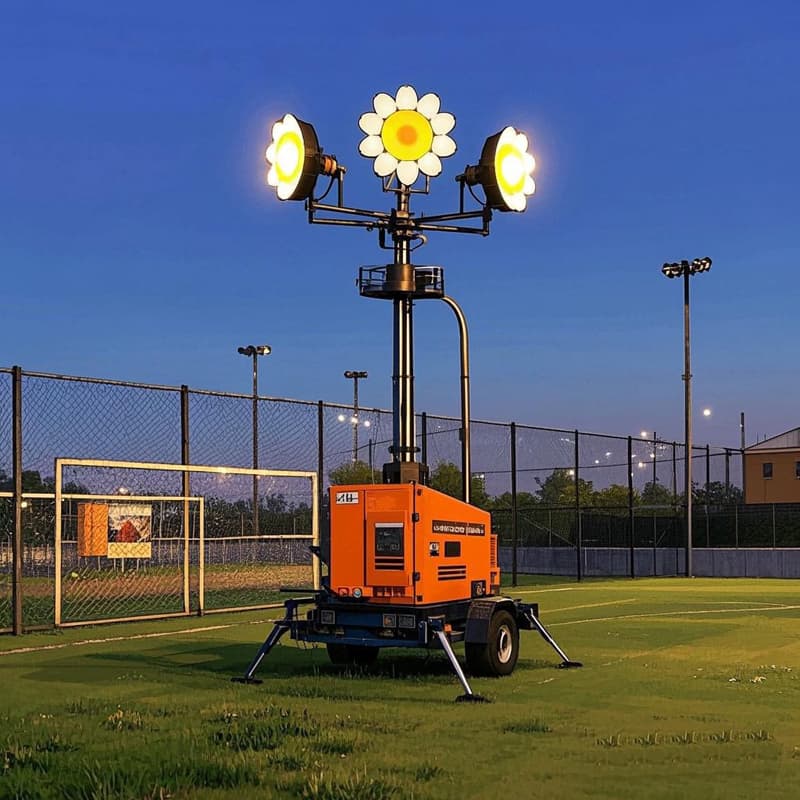 Юмор AI Design Mobile Light Tower